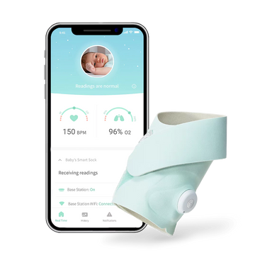 Owlet Smart Socks Okos Babazokni  - menta