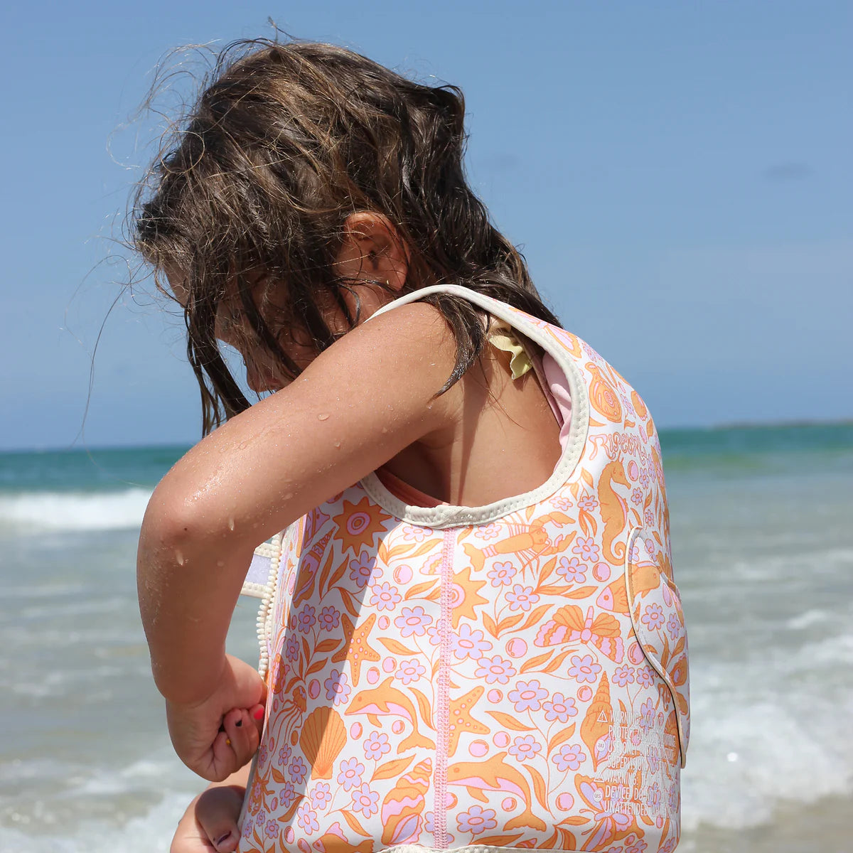 SunnyLife Úszómellény - Ocean magic pink