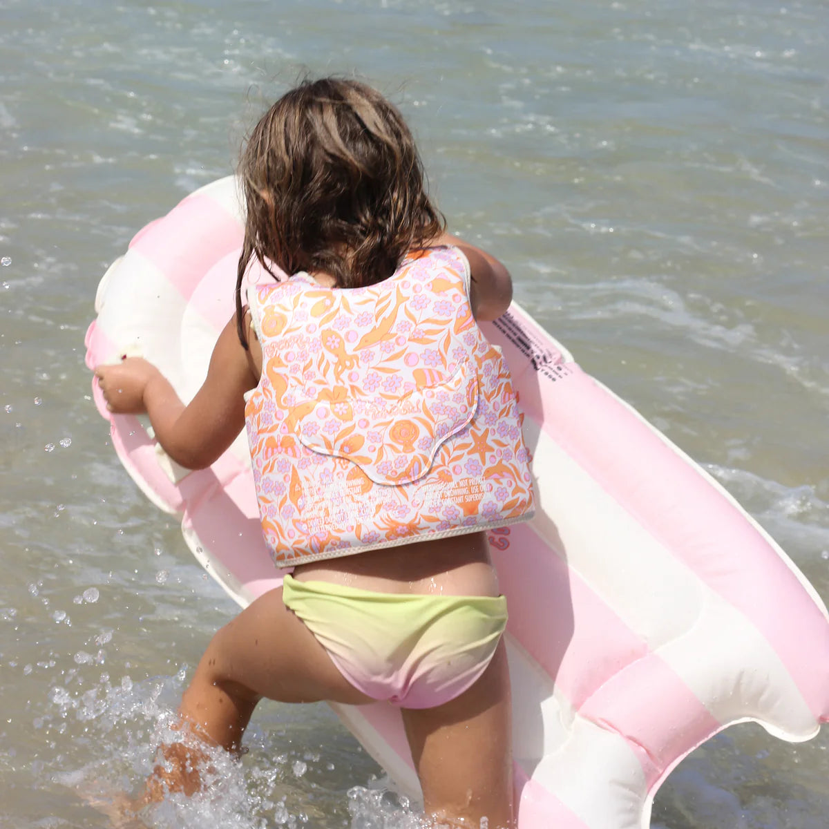 SunnyLife Úszómellény - Ocean magic pink