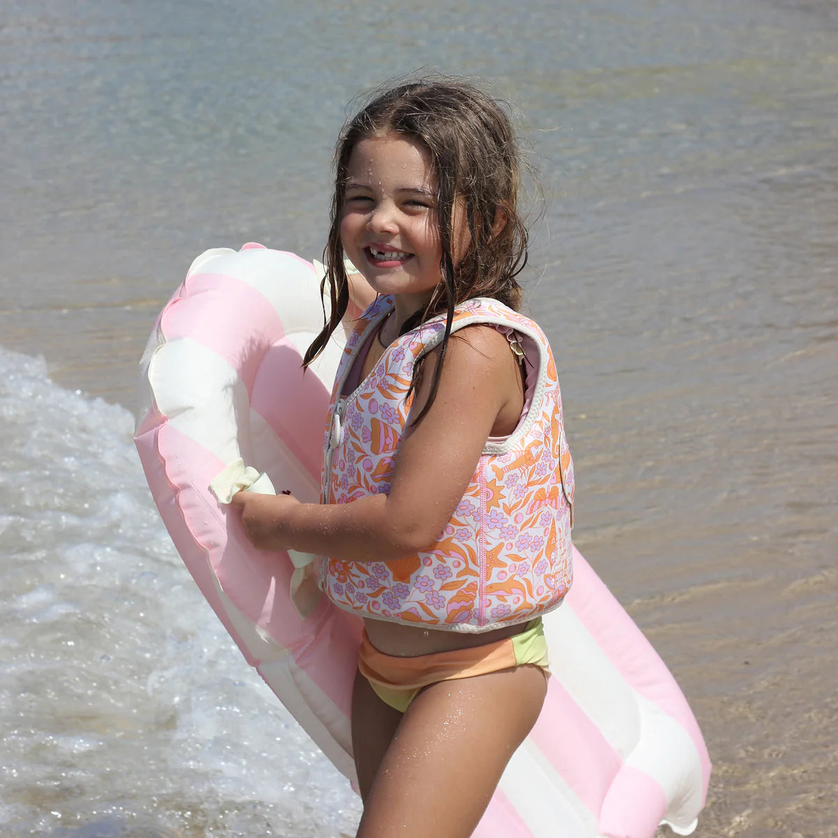 SunnyLife Úszómellény - Ocean magic pink