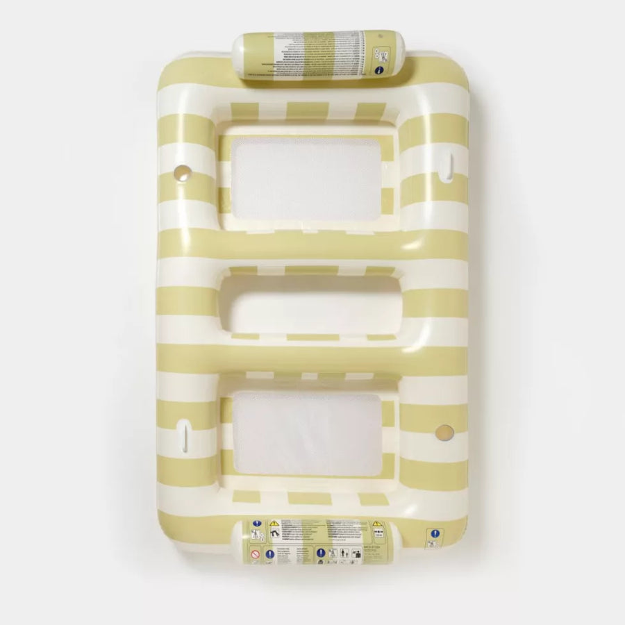 Sunnylife® Kétszemélyes felfújható függőágy - Float Casa Sand Stripe
