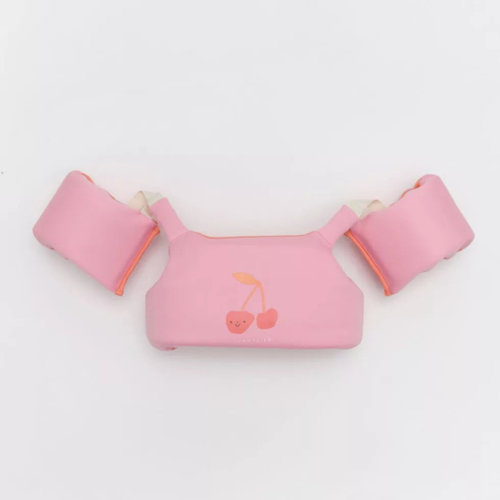 Sunnylife® Úszómellény karúszóval 4-6 év - Cotton Candy Cherry