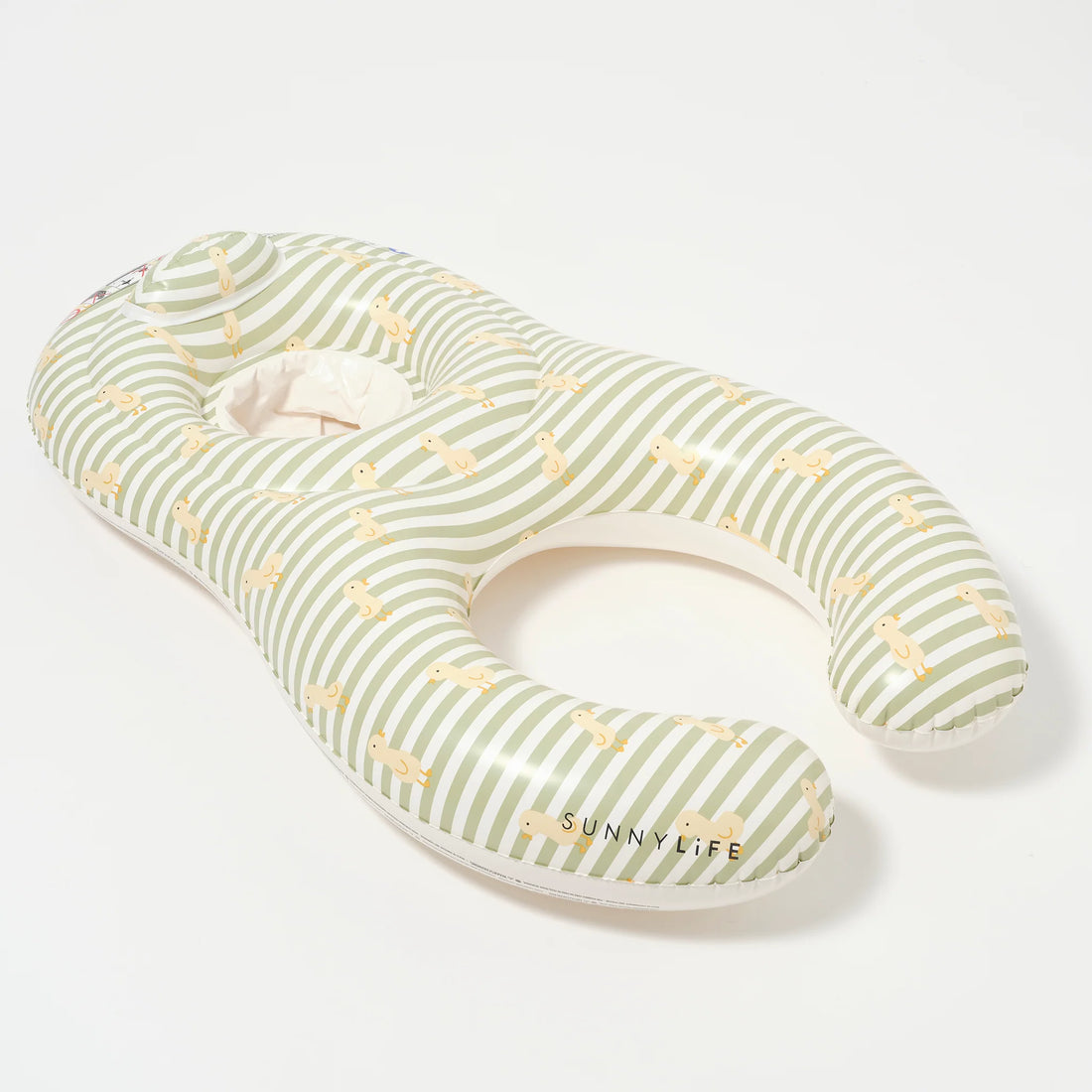 SunnyLife® Úszógumi - Duck Sage Stripe