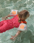 SunnyLife Neoprén Karúszó - Poppy the peach pink stripe
