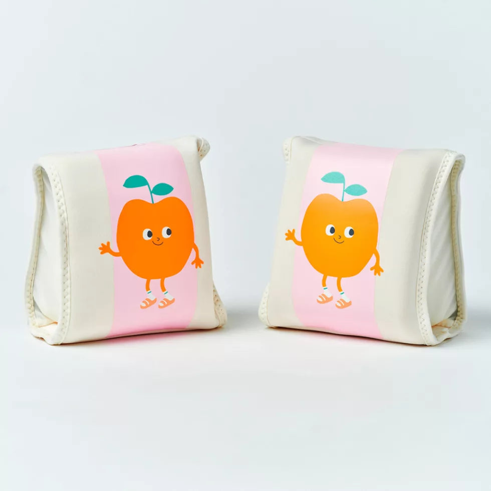 SunnyLife Neoprén Karúszó - Poppy the peach pink stripe