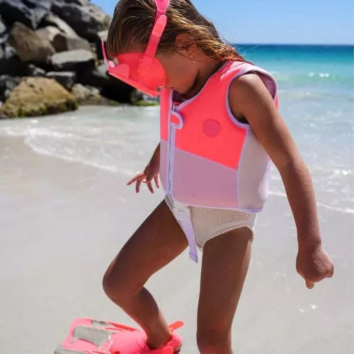 SunnyLife Gyerek búvárszett kicsi - Melody the mermaid pink