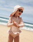 Liewood Sille Baba Fürdőruha - Stripe Pale Tuscany / Creme de la Creme