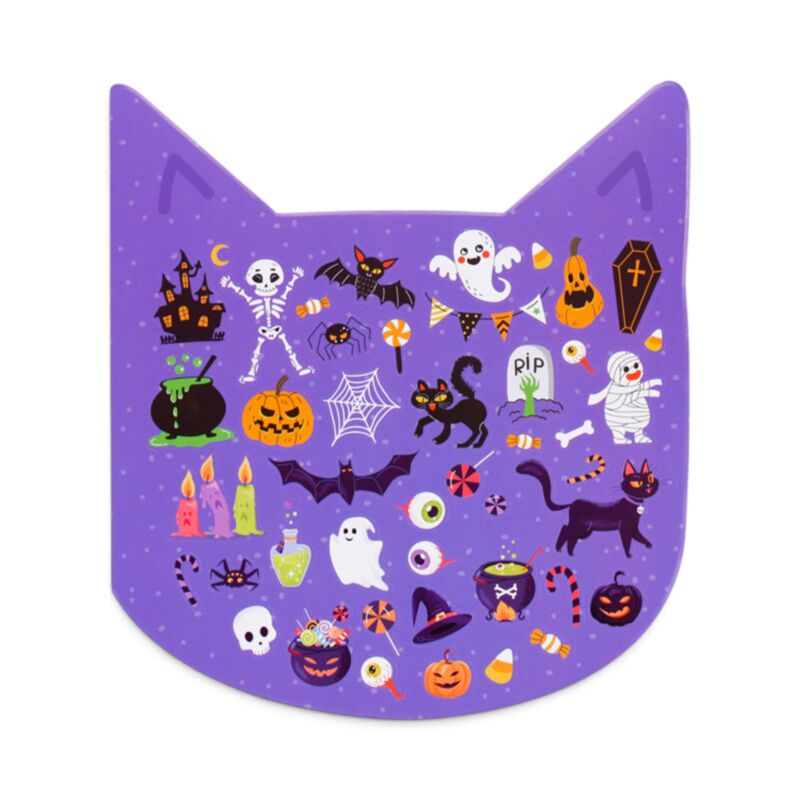 Matricás könyv, 10 Lapos - Macskafej formájú - Kísérteties SPOOKY