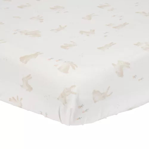 Little Dutch® Gumis lepedő 70x140 cm - Baby Bunny