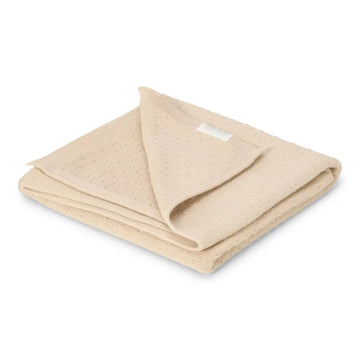 Little Dutch Knitted Baby Blanket - Pure Soft Beige