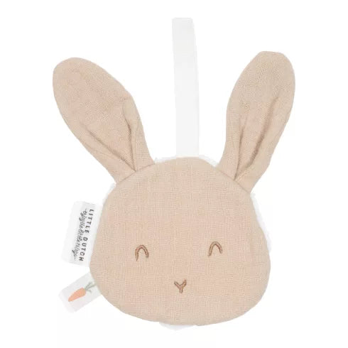 Little Dutch® Muszlin cumikendő - Bunny beige