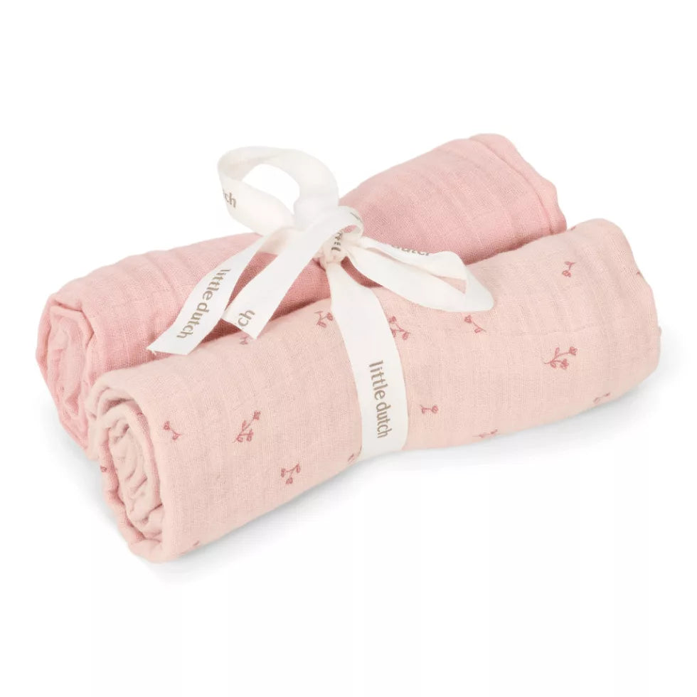 Little Dutch Muszlin Textilpelenka - Pure Blossom - 70x70 cm