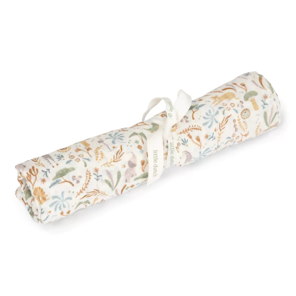 Little Dutch Muszlin textilpelenka 120x120 cm - Safari Wonders