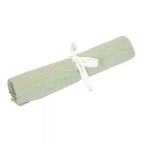 Little Dutch® Muszlin textilpelenka 120x120 cm - Pure Sage