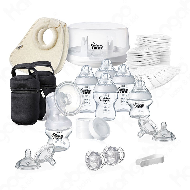 Tommee Tippee Mikrohullámú strelizáló és kézi mellszívó szett