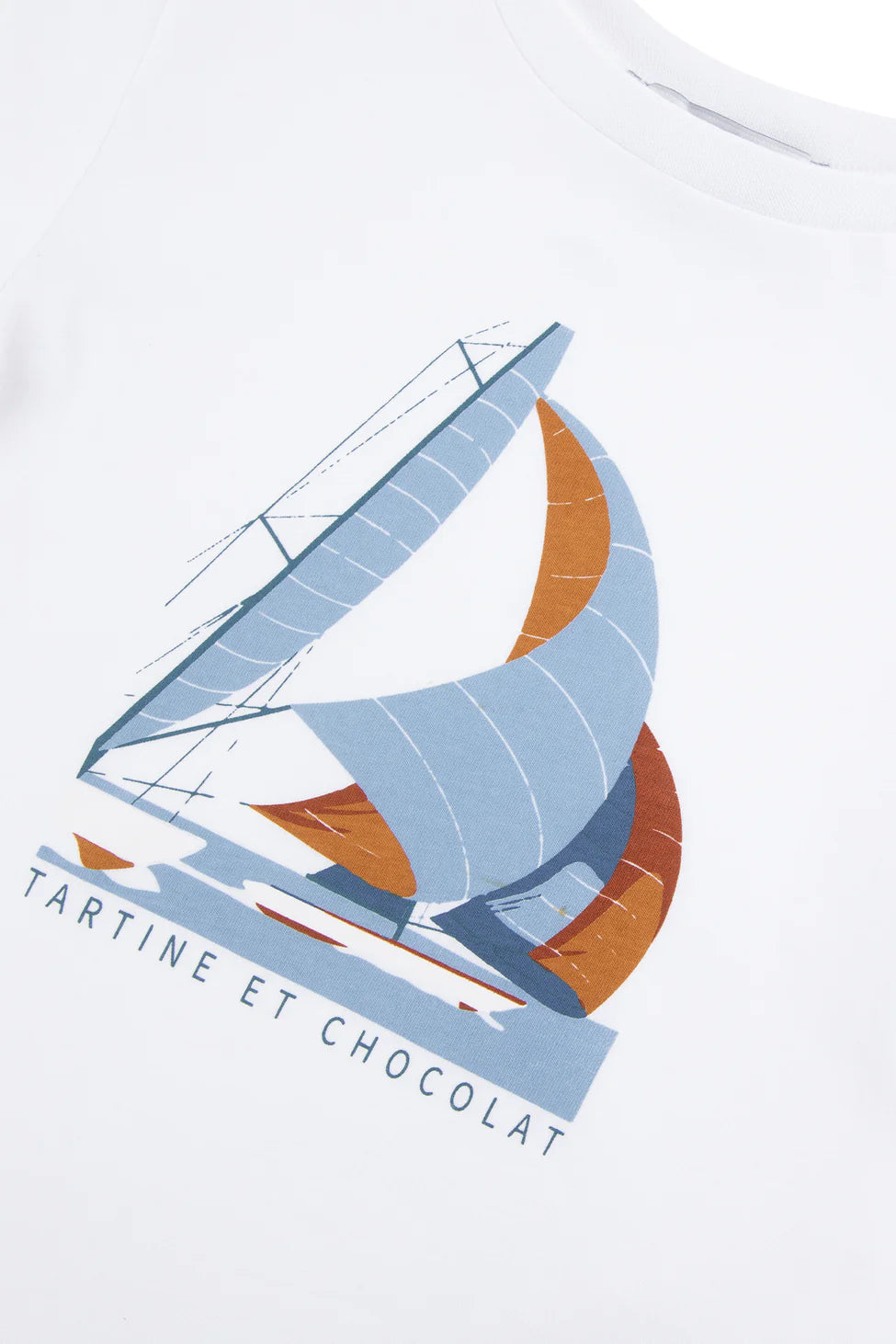 Tartine et Chocolat® Rövid ujjú póló vitorlás - Azur