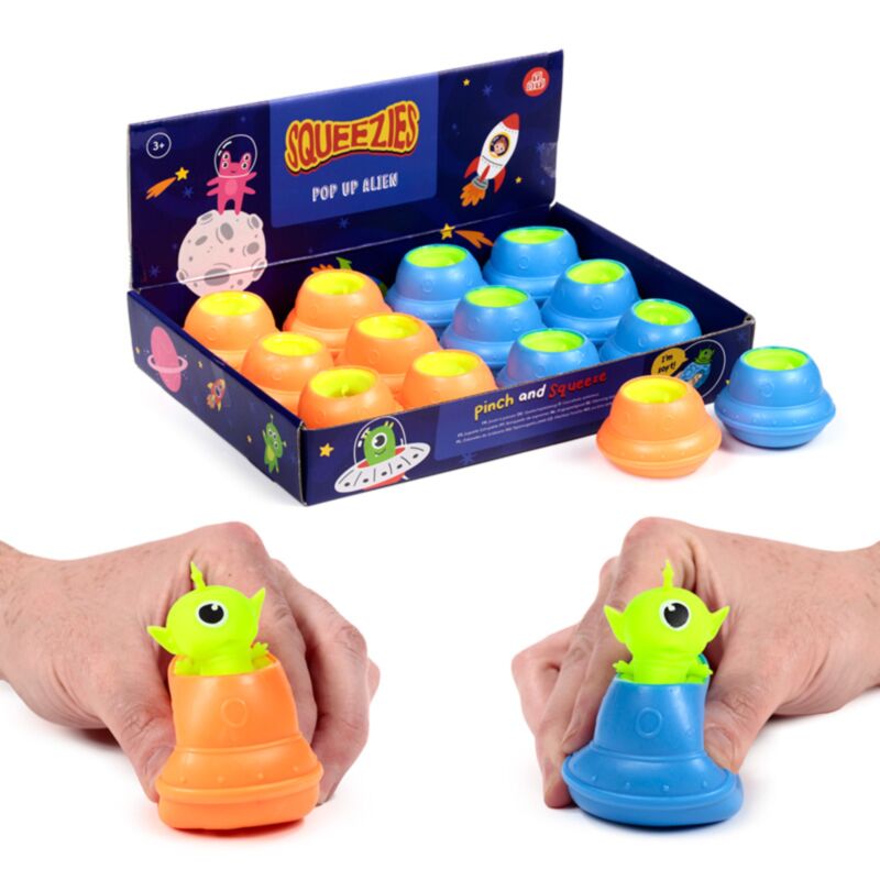 Puckator Nyomogatós Játék - UFO-ból Kiugró Földönkívüli