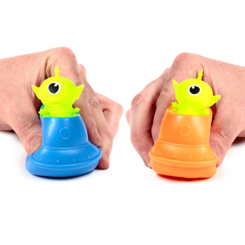Puckator Nyomogatós Játék - UFO-ból Kiugró Földönkívüli