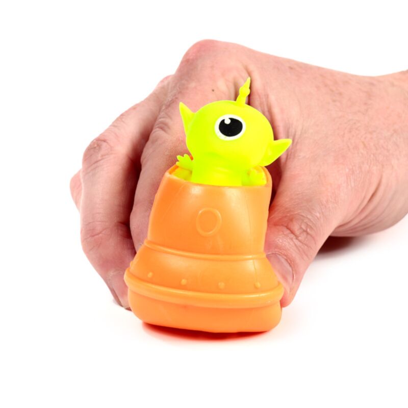 Puckator Nyomogatós Játék - UFO-ból Kiugró Földönkívüli