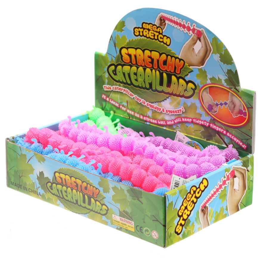 Puckator Anti-Stress Toy - Stretch Caterpillar