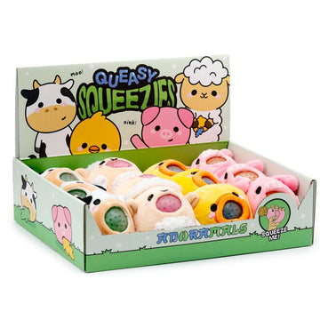 Puckator® Nyomogatós Játék, Plüss - Slime Squeezy Labda - Farm Állatok