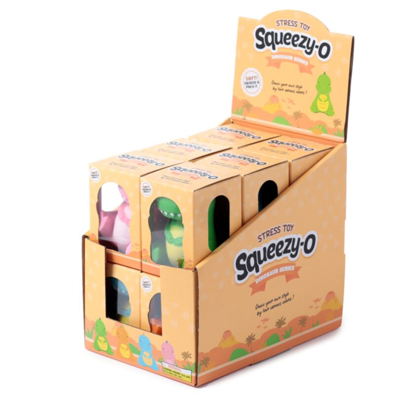 Puckator Push Popper Stretch Dinosaur