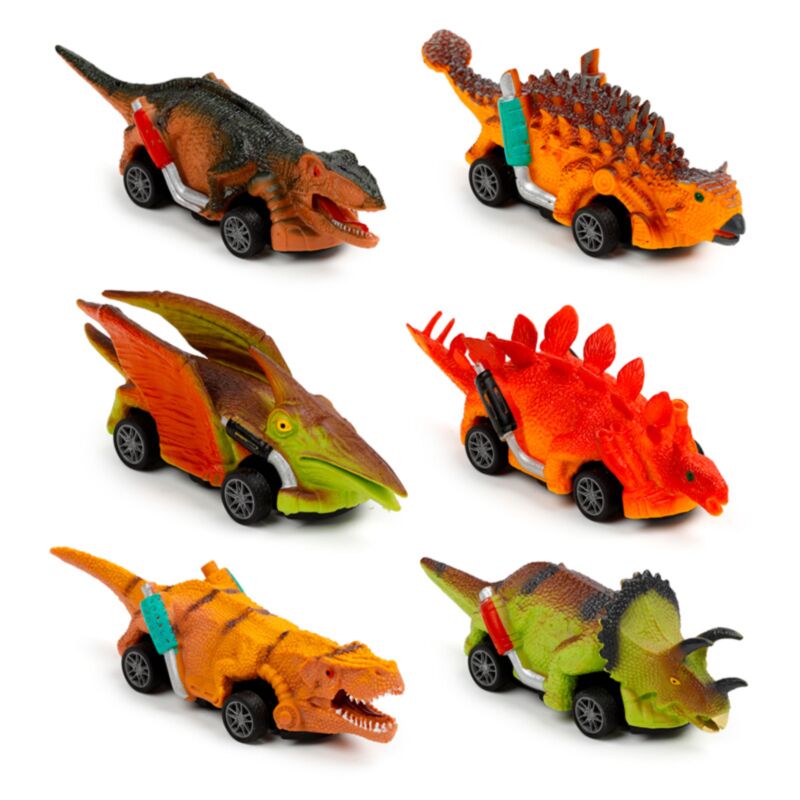 Felhúzhatós játék - Dinoszaurusz autó