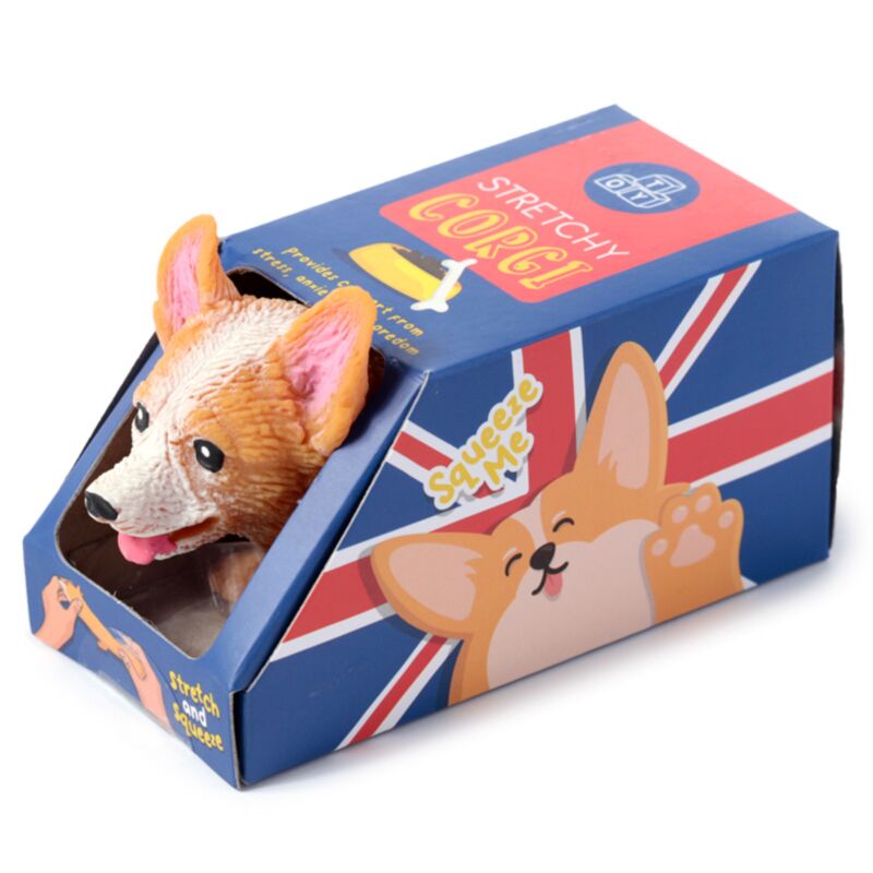 Puckator Squeeze Toy - Stretch Corgi
