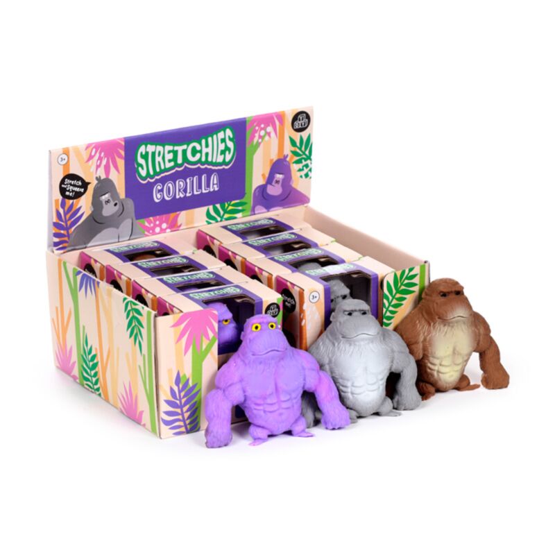 Puckator Antistressz Játék - Sztreccs Gorilla 9.5cm