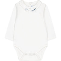 Tartine et Chocolat®  Embrodery sarkvidék galléros body - Bleu grisé