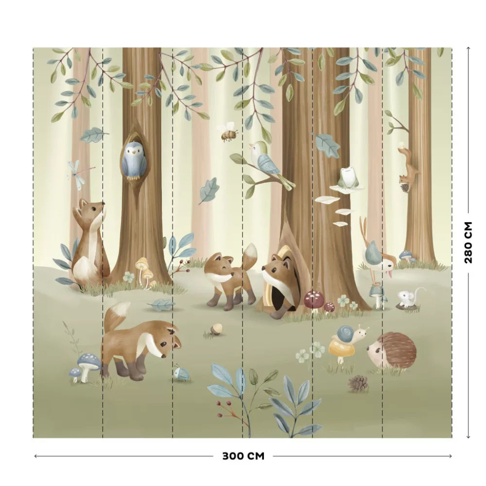 Little Dutch Fotótapéta - Forest Friends