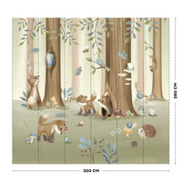 Little Dutch Fotótapéta - Forest Friends