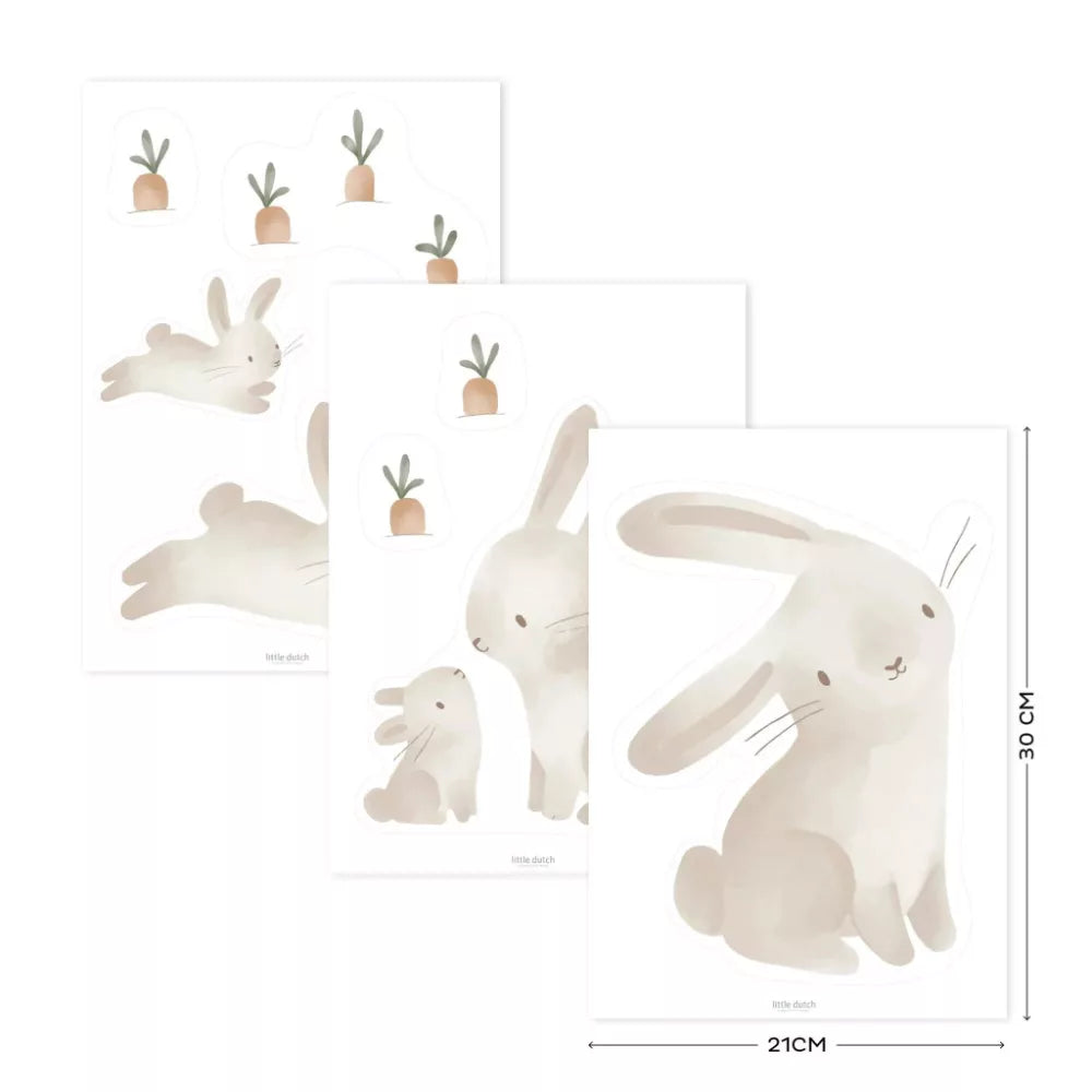 Little Dutch Falmatrica szett - Baby Bunny (3 ív)