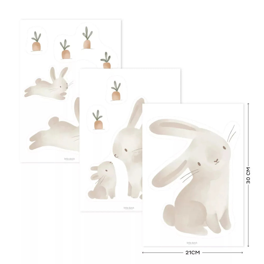 Little Dutch Falmatrica szett - Baby Bunny (3 ív)
