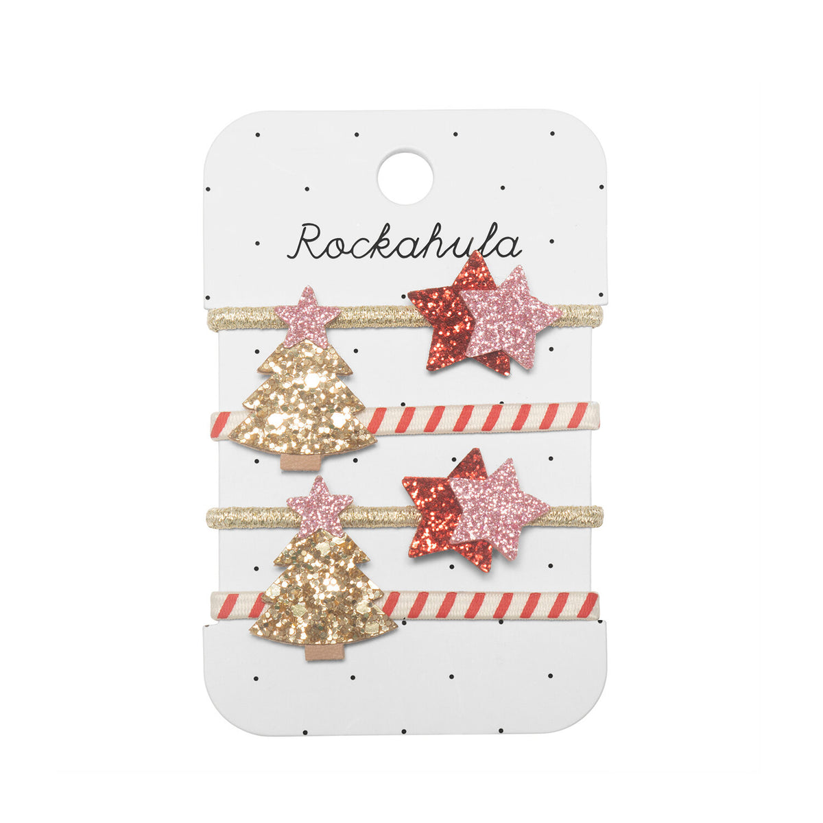 Rockahula Christmas Hair Tie Set - Christmas Tree Ponies