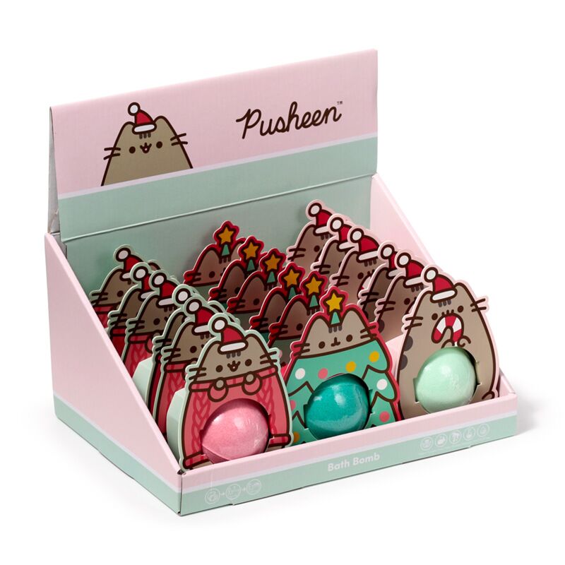 Fürdőbomba Shaped Decorative Packaging, Christmas - Pusheen Cat