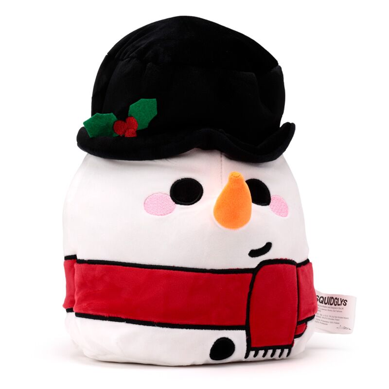 Pillow, Plush, Christmas - Cole, the Snowman - Friends of Christmas - Squidglys