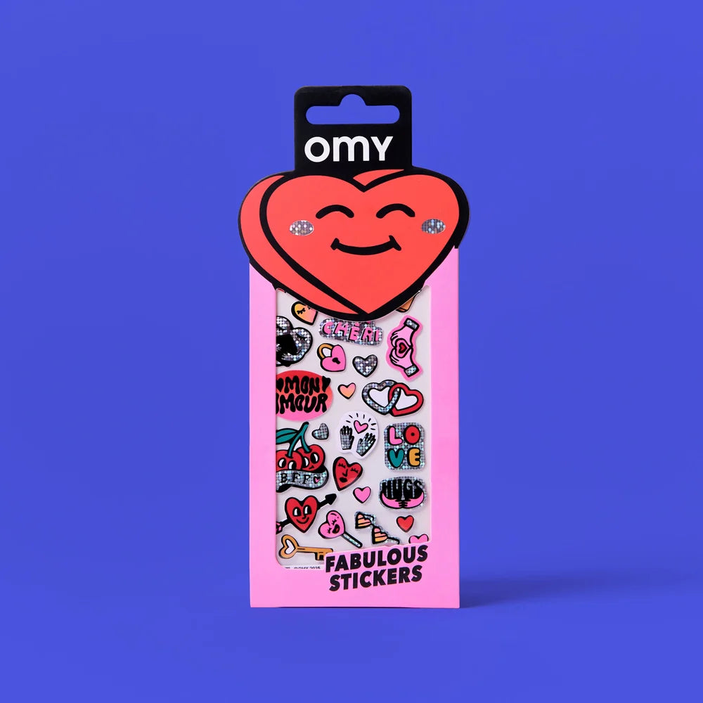 Omy Fluoreszkáló vinilmatricák - Love