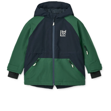Liewood Kalle kabát - Classic navy / Garden green