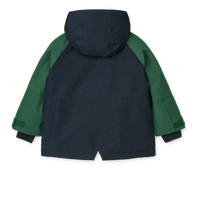 Liewood Kalle jacket - Classic navy / Garden green