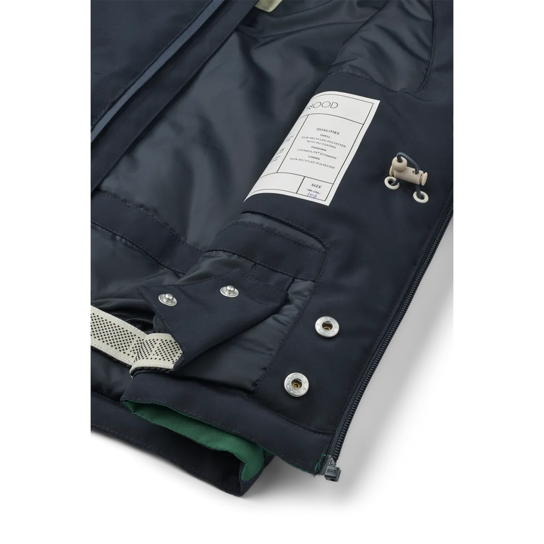 Liewood Kalle jacket - Classic navy / Garden green