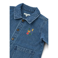 Liewood Kinsley Farmerkabát - Medium Blue