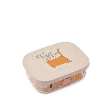 Liewood® Arthur Tritan uzsonnás doboz - Cats & dogs / Sandy