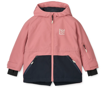 Liewood Kalle kabát - Dusty rose / Classic navy
