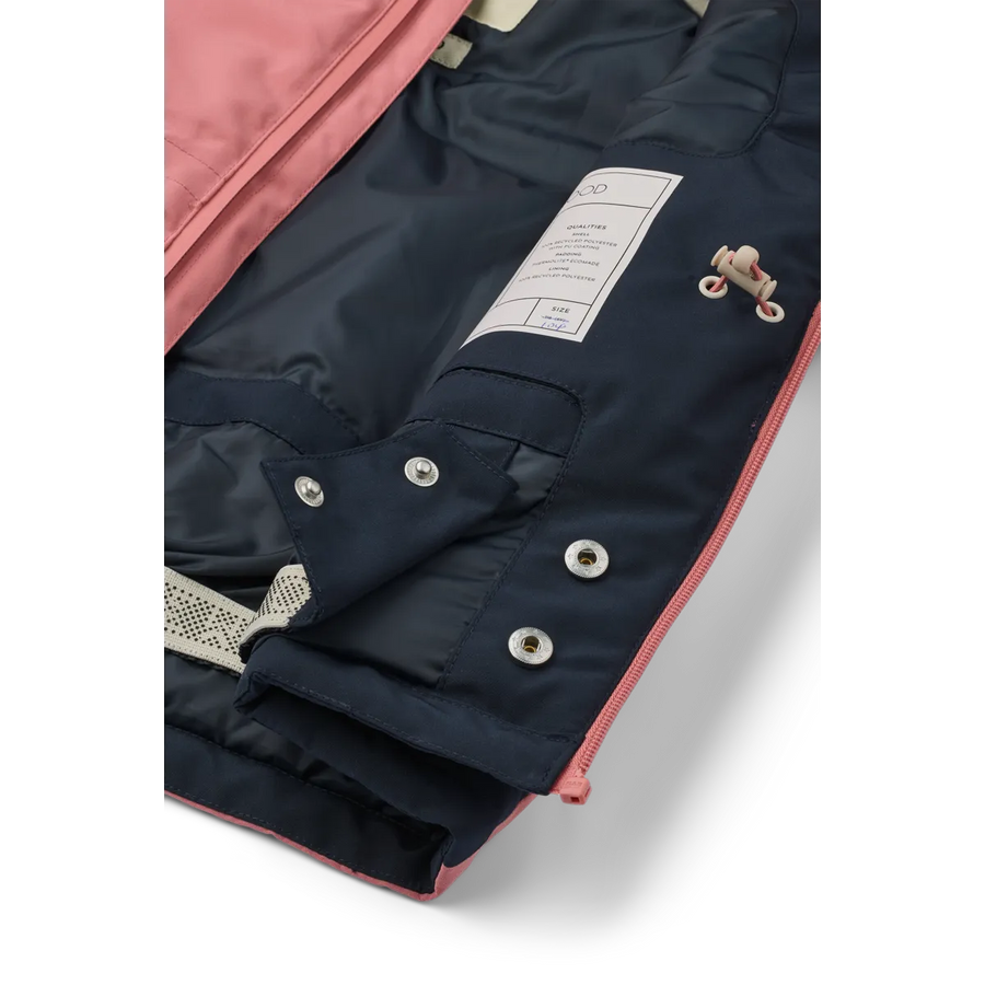 Liewood Kalle kabát - Dusty rose / Classic navy