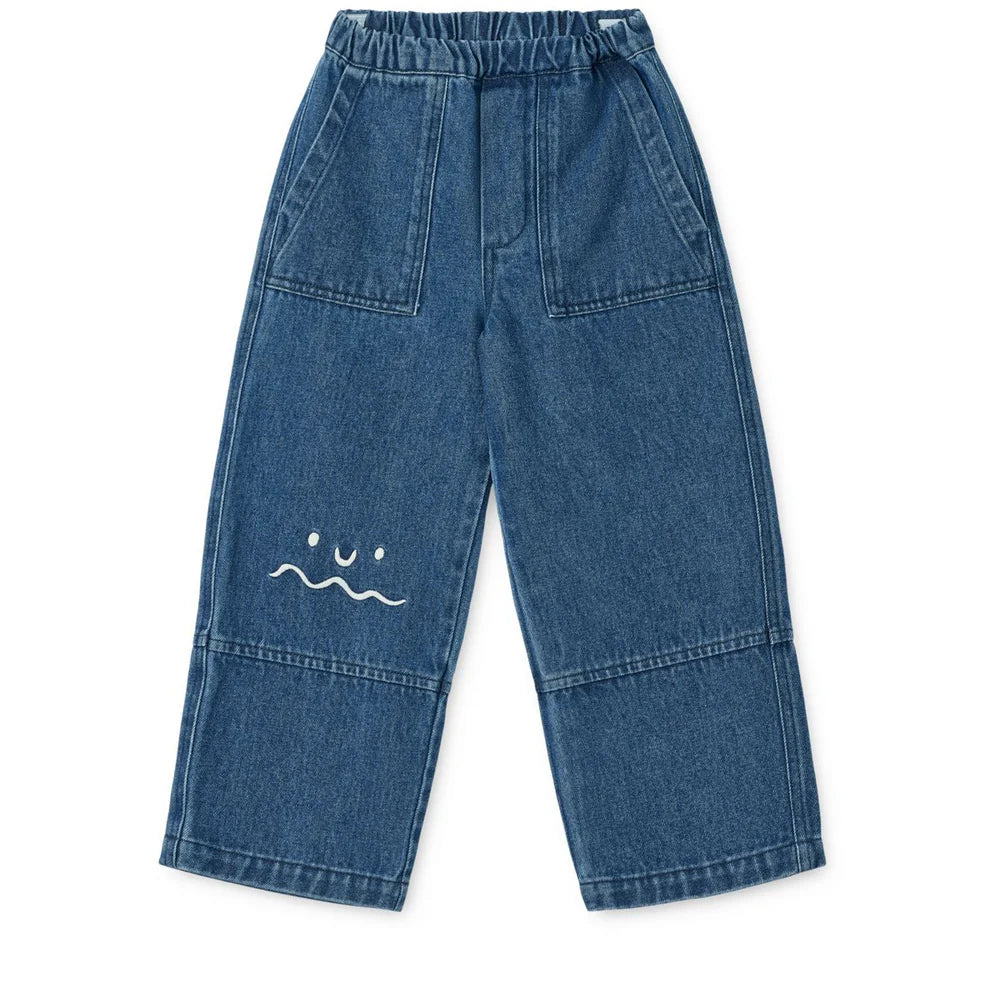 Liewood Cesar Farmernadrág - Medium Blue
