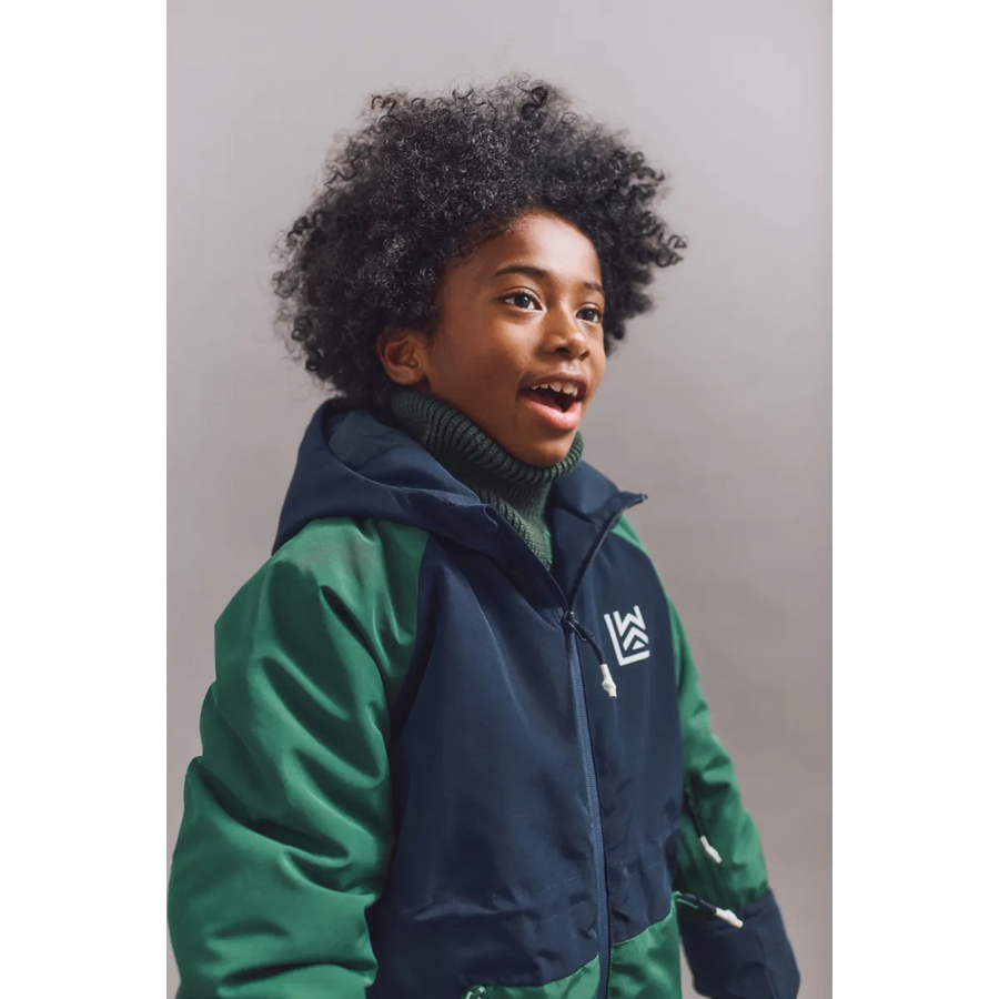 Liewood Kalle jacket - Classic navy / Garden green