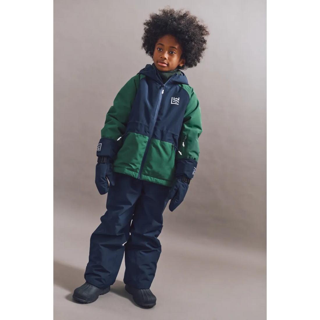 Liewood Kalle jacket - Classic navy / Garden green