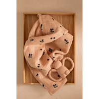 Liewood® Lewis Muslin Kendő - Mini Berry/Pale Tuscany
