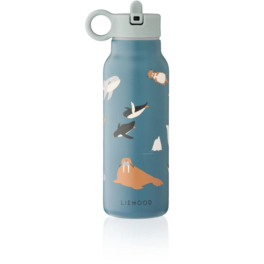Liewood® Falk Kulacs 350 ml - Arctic Sea / Ocean view